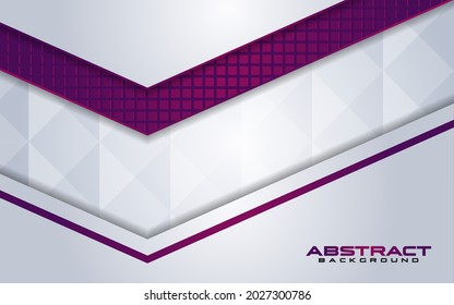 Luxury white background combinations with line purple Element with Overlap Textured Layered Style Concept. Graphic Design Element.