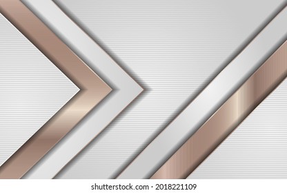 Luxus-weißer Hintergrund kombiniert mit leuchtenden goldenen Linien. Layoutbild mit Überlappung von strukturiertem Hintergrund