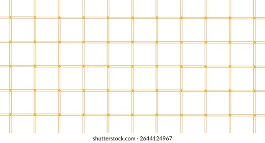 Fundo branco de luxo com correntes douradas e contas. Ilustração vetorial.