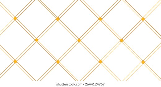Fundo branco de luxo com correntes douradas e contas. Ilustração vetorial.