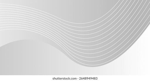 Luxury white background with shape and elegant grey backdrop Free Vector.Suit for business banner, header, report, corporate, institution, party, festive, semina