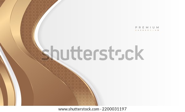 Luxury White Gold Background Golden Lines Stock Vector Royalty Free 2200031197 Shutterstock 4865