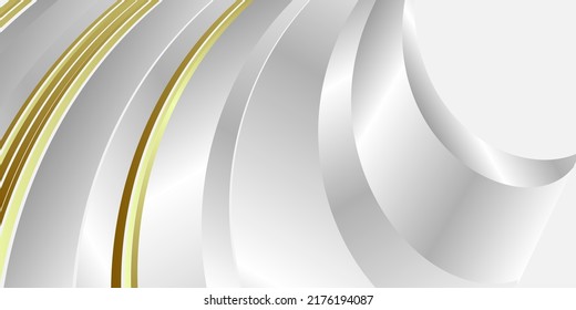 Luxury white gold and grey background