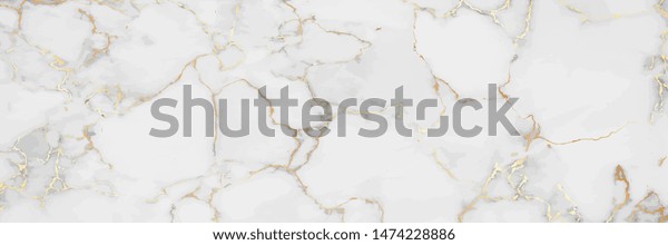 Luxury White Gold\
Marble texture background vector. Panoramic Marbling texture design\
for Banner, invitation, wallpaper, headers, website, print ads,\
packaging design\
template.