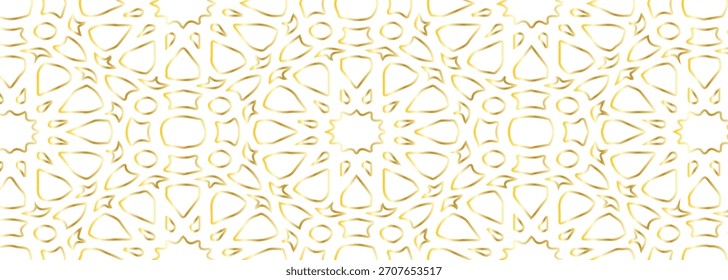 luxo mandala dourada branca eid mubarak ramadan ou ramadhan fundo islâmico quadro de banner.Translation: "mês de jejum muçulmano e dia de celebração após o jejum".eps10