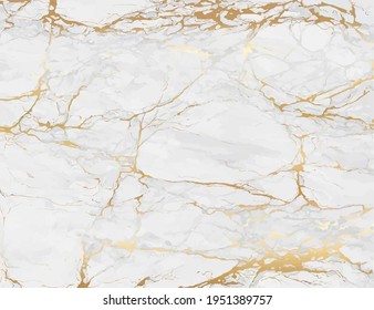 Luxury White Marble texture background vector. Panoramic Marbling texture design for Banner, invitation, wallpaper, headers, website, print ads, packaging design template.