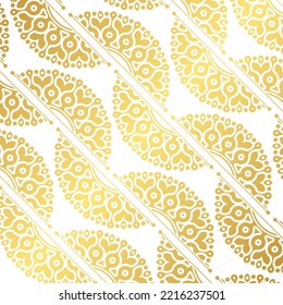 Luxury white ornament pattern design background