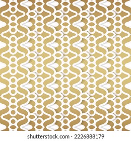 Luxury white ornament pattern design background