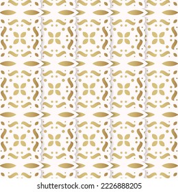 Luxury white ornament pattern design background