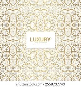 Luxury white ornament pattern design background