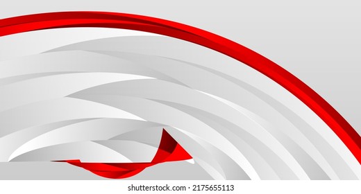Luxury white and red background vector