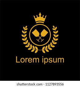 Luxury Wine logo design template. Vector illustration of icon
