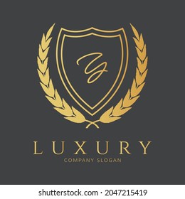 Luxury Y letter logo design