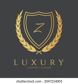 Luxury Z letter logo design