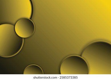 Luxury-themed 3D abstract floating spheres with a deep black-to-metallic-gold gradient. A premium aesthetic perfect for branding, elegant UI, high-end digital art, and professional design.