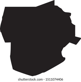 luzerne County map in Pennsylvania state