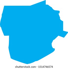 luzerne County map in Pennsylvania state