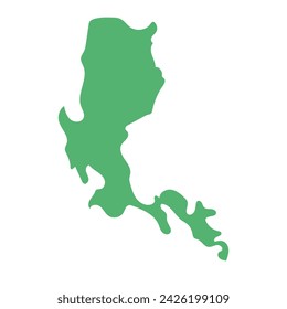 Luzon, Philippines Map Icon. Vector.