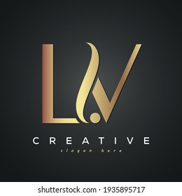 LV Creative Luxury Logo Design