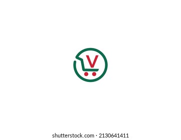 LV Letter Logo Design with Creative Modern initial icon template