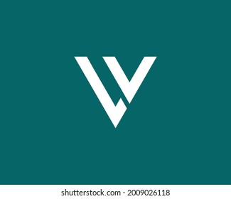 LV letter logo design vector template