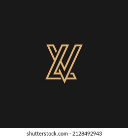 LV letter logo vector, LV minimal logo