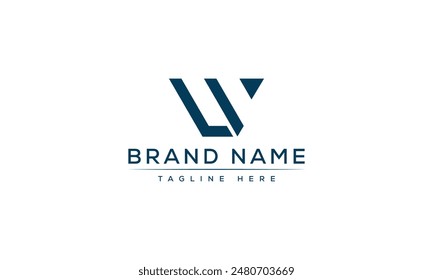 LV logo Design Template Vector Graphic Branding Element.