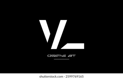 LV, VL, L, V abstract letters logo monogram