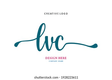 LVC lettering logo is simple, easy to understand and authoritative