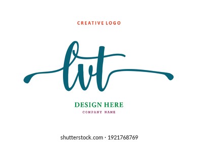 LVT lettering logo is simple, easy to understand and authoritative