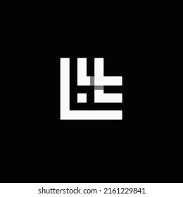 LW letter logo design on luxury background . WL monogram initials letter logo concept . LW icon design 