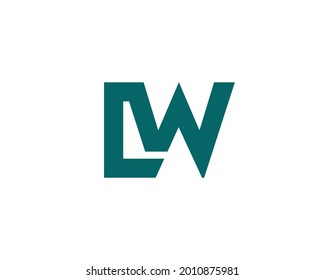 LW letter logo design vector template