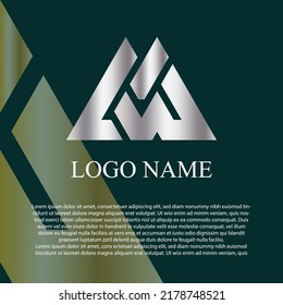 LW letter monogram design logo illustration with a gray gradient color concept like iron and metal, a vector monogram logo that is very suitable for business, trademark, brand, simple, luxury.