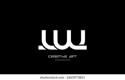 LW, WL, L, W abstract letters logo monogram
