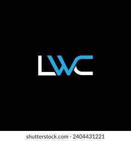 LWC typography Creative Logo Design