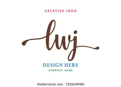 LWJ lettering logo is simple, easy to understand and authoritative