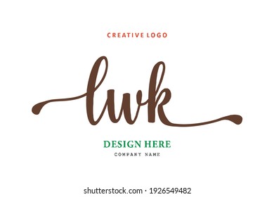 LWK lettering logo is simple, easy to understand and authoritative