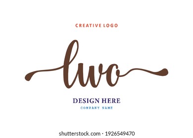 LWO lettering logo is simple, easy to understand and authoritative