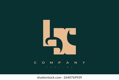 LX Abstract Geometric Logo Design. Modern and elegant logo design with simplistic typography elements, showcasing branding excellence.