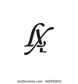 LX initial monogram logo