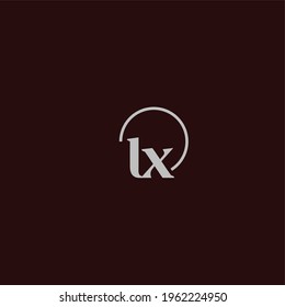 LX initials logo monogram design ideas