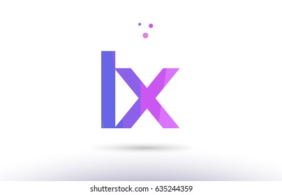lx l x alphabet letter purple pink magenta blue colorful creative colors text dots creative company logo vector icon design template