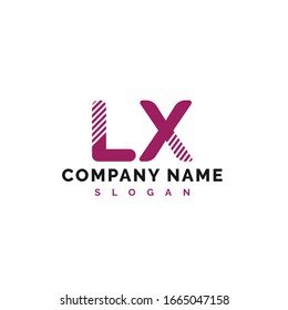 LX Letter Logo Design. LX letter logo Vector Illustration - Vector