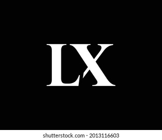 LX letter logo design vector template