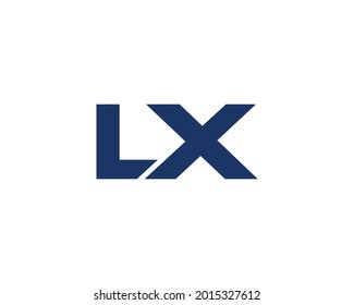 LX letter logo design vector template