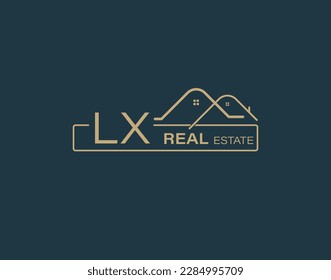 LX Real Estate  Consultants Logo Design Vectors images. Luxury Real Estate Logo Design