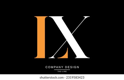 LX, XL, Abstract Letters Logo Monogram