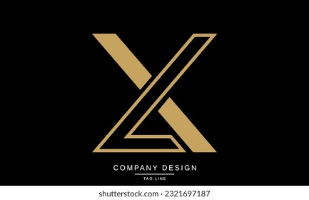 LX, XL, Abstract Letters Logo Monogram
