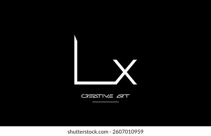 LX, XL, L, X abstract letters logo monogram