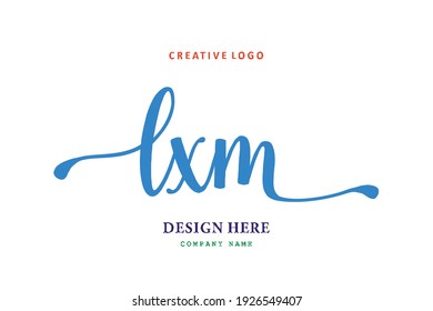 LXM lettering logo is simple, easy to understand and authoritative